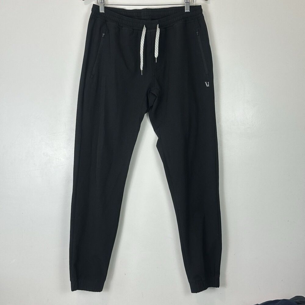 Vuori Transit Jogger 31" Black Size L Performance Travel Pant Athleisure Minimal